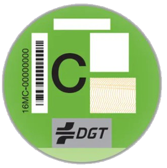 Distintivo ambiental DGT C